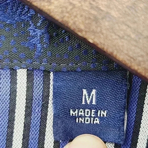 Robert Graham Paisley Button Down Men's Dress Shirt M - Picture 7 of 10